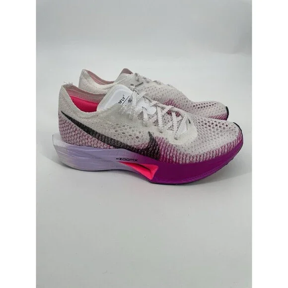 Nike ZoomX Vaporfly White Purple Running DV4130-104 Women's Size US 7 NWOB - Picture 4 of 10